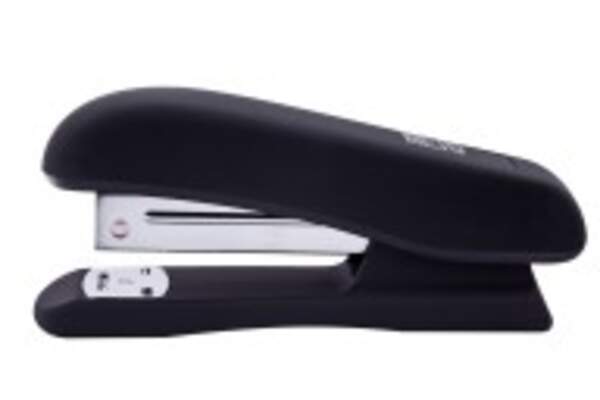 Степлер пластиковий RUBBER TOUCH до 20арк., (скоби №24; 26), чорний BM.4202-01 ( 1/12/96шт) (шт.)