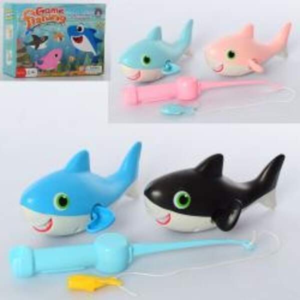 Рибалка 1111-122 (48шт) магнітна, акула 2шт, 13см, вудка, 2види, кор, 21-16-7см (шт.)