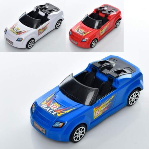 Машина 271 (240шт) заводна, 21см, світло, 3 кольори, бат-таб, у кульку, 20-6-9см (шт.)