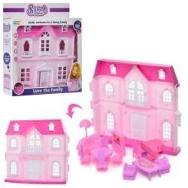 Будиночок 666-2261C (36шт) 24-26см, меблі, 2 види, у кор-ці, 27-30-6,5см (шт.)