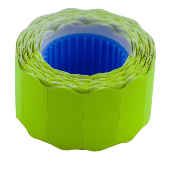 Цінник 26*12мм (500шт, 6м), фігурний, зовнішня намотка, жовтий BM.282202-08 (10/200шт) (шт.)