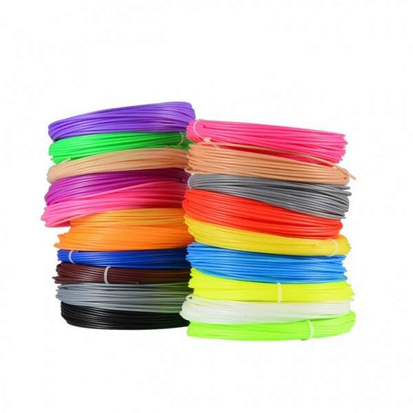 PCL пластик для 3d ручки 10 шт по 5 м Набір для 3Д малювання ( 70- 100 С ) №1168 (шт.)