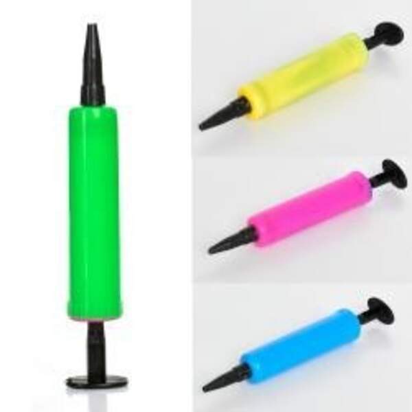 Насос MK 4899 (200шт) 17см, для кульок, 4 кольори, у кульку, 3-17-3см (шт.)