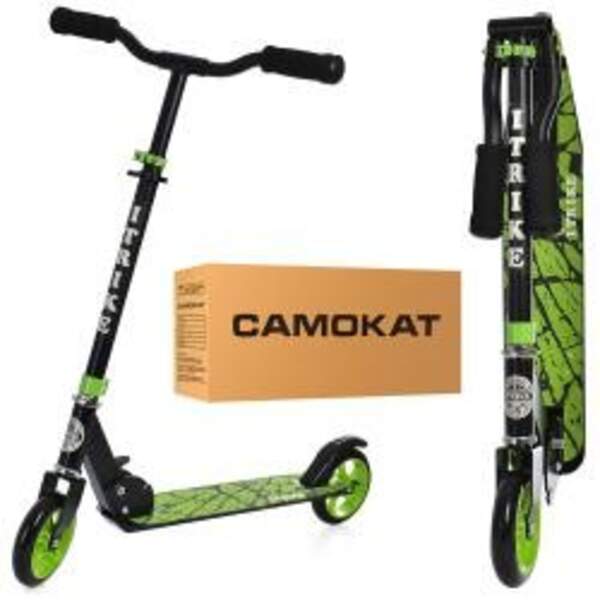 Самокат SR 2-039-8-GR (1шт) алюм, 2колеса ПУ145мм, кермо79/90см, підніжка52/32-10,5см, ручки фомові (шт.)