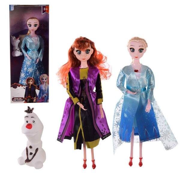 Лялька "F" HH57 (2027563) (72шт) 2 види, сніговик, кор. - 13 * 5 * 32.5 см, розмір іграшки - 29 см (шт.)