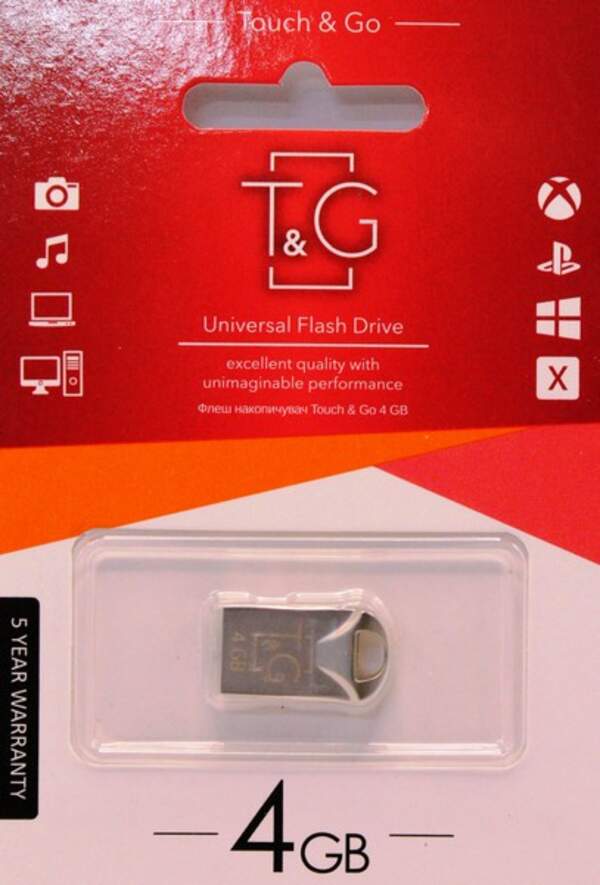 Usb флеш T&G 106  mini metal   4Gb (шт.)