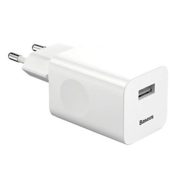 МЗП Baseus Home Charger 1USB QC3.0 12V/2A White (CCALL-BX02) (шт.)