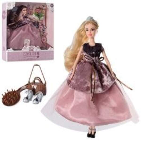 Лялька M 4691 UA (30шт) 30см, довге волосся, гребінець, 2види(1в-сумочка), в кор-ці, 30-33-6,5см (шт.)