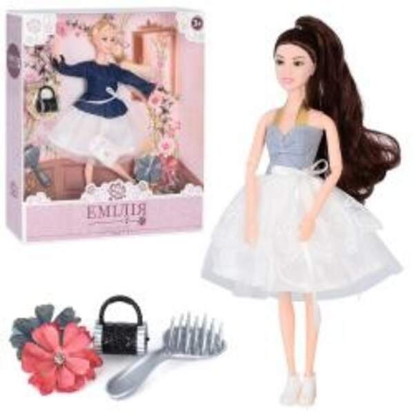 Лялька M 4764 UA (30шт) шарнірна, 29см, гребінець, сумочка, 2 види, у кор-ці. 29,5-32,5-6,5см (шт.)