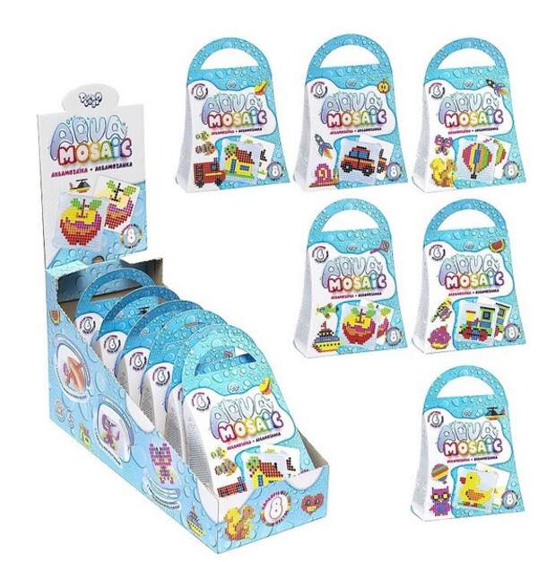 Креативна творчість "Aqua Mosaic" комільфо (24) AM-02-01,02,03,04,05,06 (шт.)