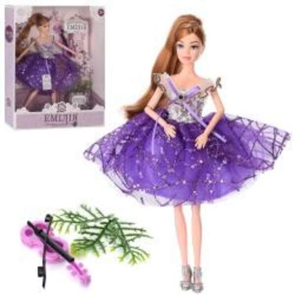 Лялька M 5645 UA (30шт) 29см, шарнірна, скрипка, в кор-ці, 28-33-6,5см (шт.)