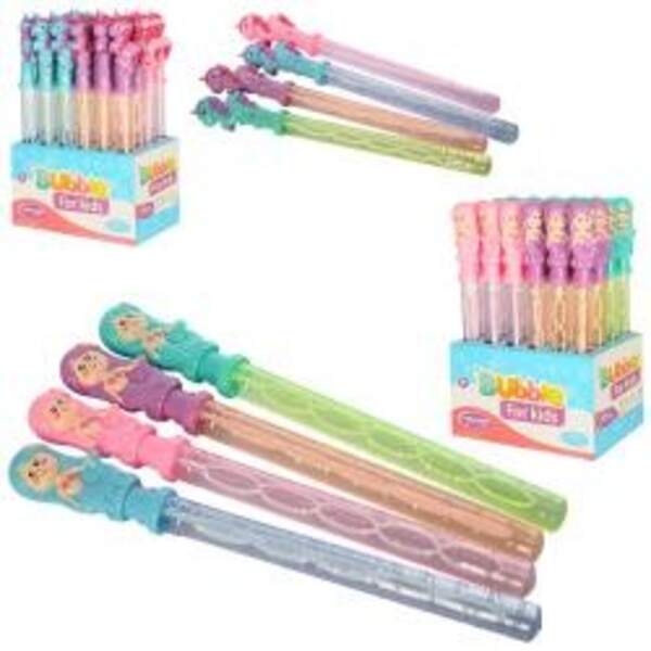 Мильні бульбашки P6-0136-7 (144шт) меч, 38см, 2 види, 24шт (4 кольори) у дисплеї, 26,5-38-16,5 см (шт.)