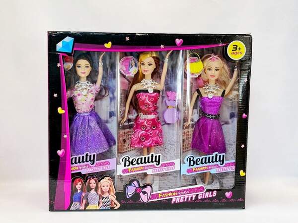 Лялька велика, різні сукні в упак 6 штук 1866 (шт.)