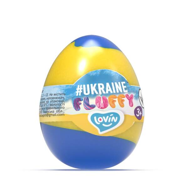 Fluffy #Ukraine TM Lovin Іграшка-антистрес 40 мл. 81004 (30шт в банці) (шт.)