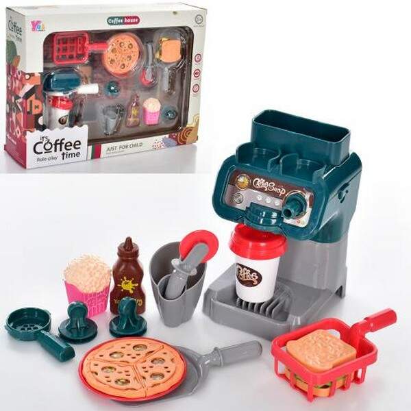 Продукти YQL55-56 (36шт) фастфуд, піца, посуд, кавоварка, 2 види, у коробці, 32-24-10см (шт.)