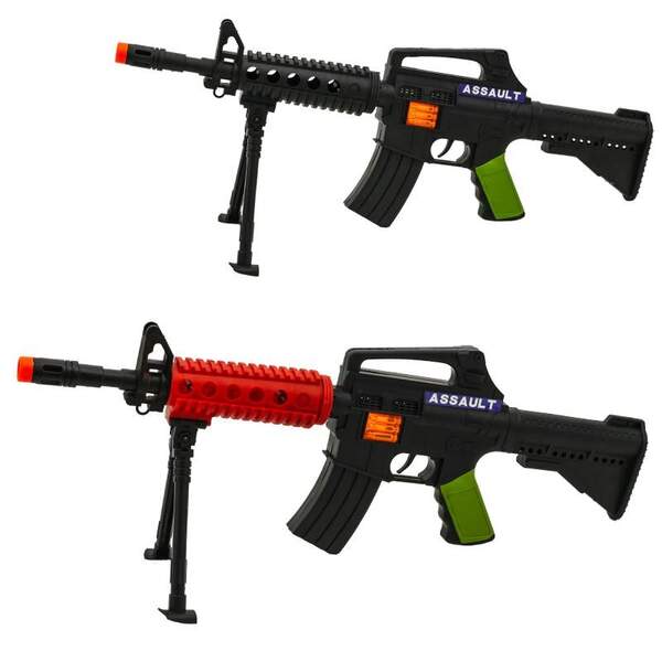 Автомат M4T-M4T-1 (60шт) тріскачка, 53,5 см, 2 кольори, у кульку, 25-42-7см (шт.)