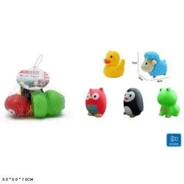 Пискавка AY002D тваринки 5шт.в сітці /168/ (шт.)