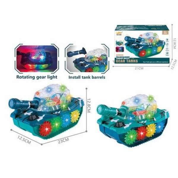 Танк 5936B із шестернями батар.муз.світ.2кол.кор.23*12,5*12,8 /72/ (шт.)