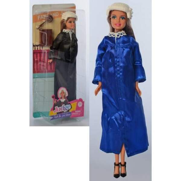 Лялька DEFA 8463-BF (36шт) суддя, 2 кольори, на листі, 15,5-33-6см (шт.)