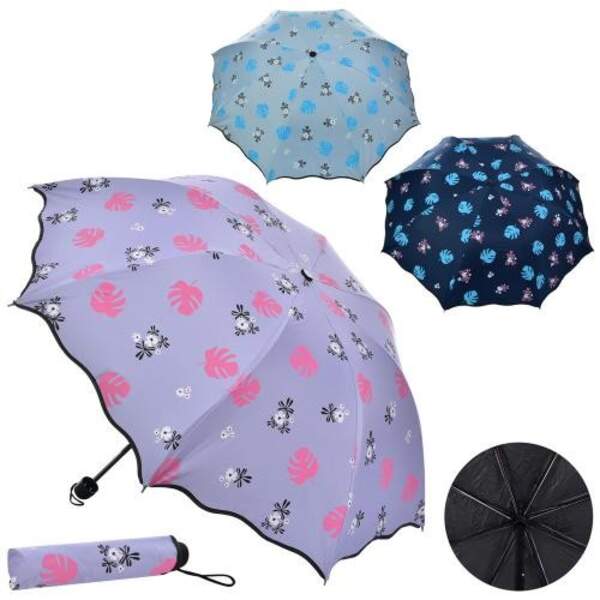 Парасолька MK 4983 (35шт) механ, довжина25см,тростина65см,діам94см,спиця54см,чохол,тканина,5 видів,у (шт.)