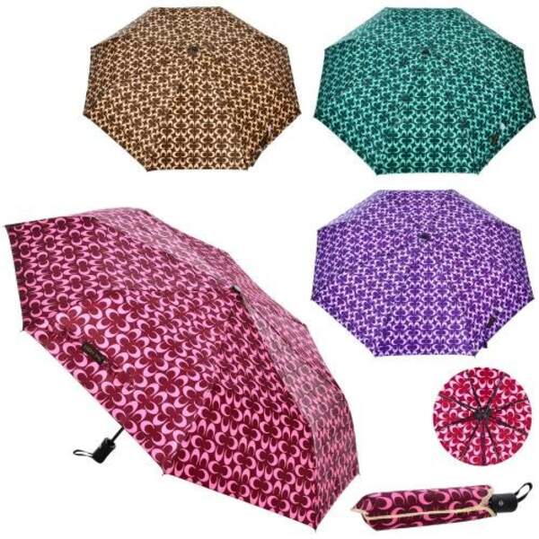 Парасолька MK 4987 (30шт) довжина 28см, тростина 54см, діам 98см, спиця 53см, чохол,тканина, 4 види, (шт.)