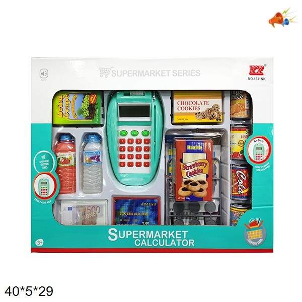 Касовий термінал 1611NK з чеком і картками,продуктами батар.муз..кор.40*5*29 /36/ (шт.)