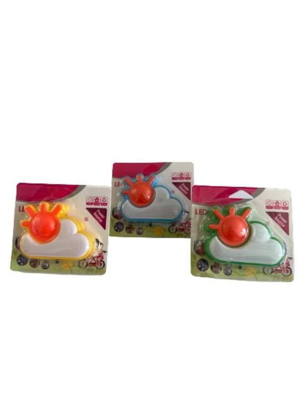 Нічник №2209-5 від розетки форма Хмари із сонцем 3кол. у кор. 120шт в середній коробці (480) (шт.)