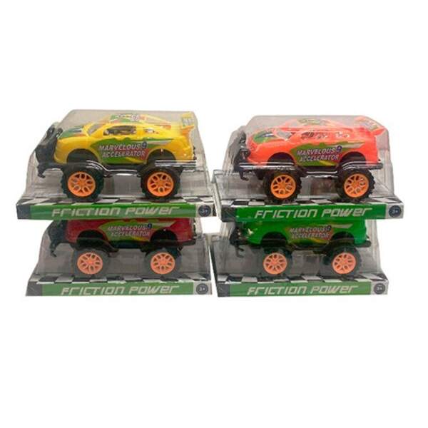 Джип 022-6 (144шт) інерц, 4 кольори, в слюді, 20-12-10см (шт.)