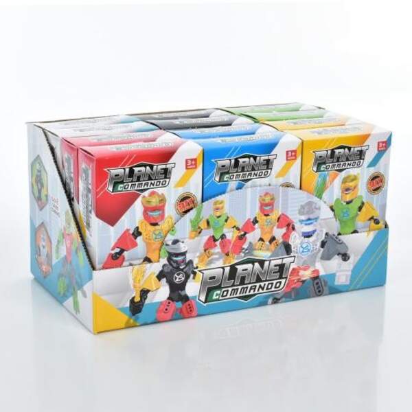 Конструктор F2017-1A (120шт) робот, шарнірний, в коробці, 9,5-14,5-47см, 12шт (6вид) в дисплеї, 30-1 (шт.)