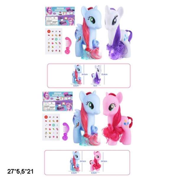 Поні/Єдиноріг SG-D19019/'SG-D19018 з крилами 2в.2кол.кул.27*5,5*21 /144/ (шт.)