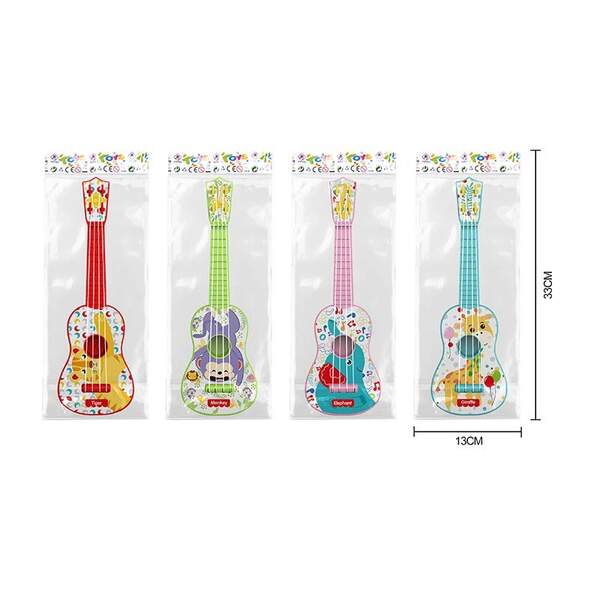 Гітара арт. 8198 (8198-KI) (360шт/2) 4 виду мікс, пакет. 13*33см (шт.)