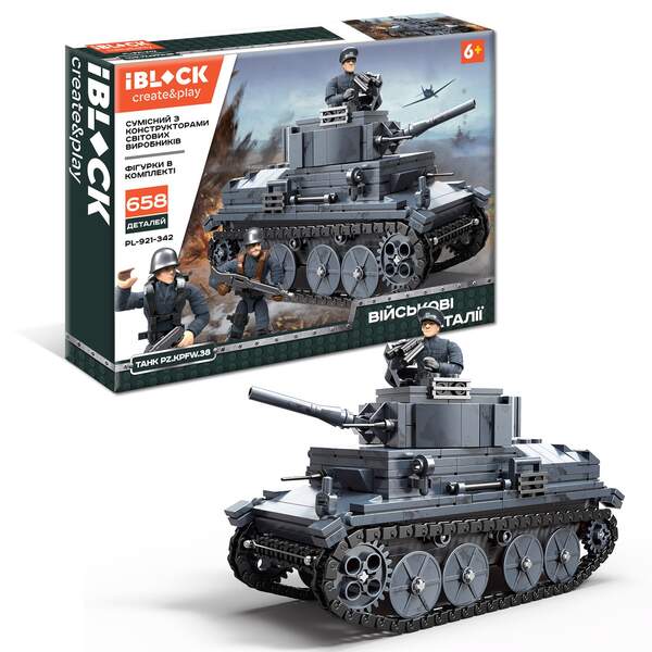Конструктор IBLOCK арт. PL-921-342 (24шт/2) 658дет., короб. 45*7*33см (шт.)