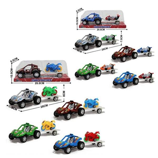 Евакуатор 6000-2-3 (96шт) інерція, 26см, мікс видів (мікс кольорів) у слюді 28,5-11-10см (шт.)