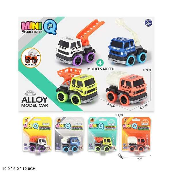 Машина інерц. арт. A4-32 (432шт/2)будтехніка, 4види, планш. 10*6*12см (шт.)