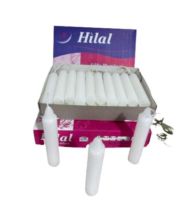 Турецька свічка 10см HILAL 20шт в упак. (48) (шт.)