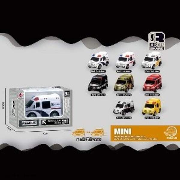 Машина арт. HT9947-1/9946-1 (192шт)8видів, короб. 10*6*6,5см (шт.)