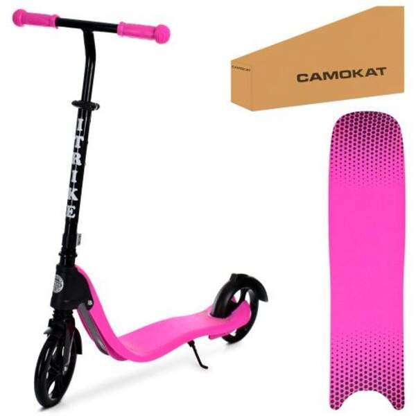 Самокат SR 2-082-P (1шт) алюм, 2колеса ПУ200мм-пласт, кермо 93/103см, підніж 51/33-13см, підставка, (шт.)