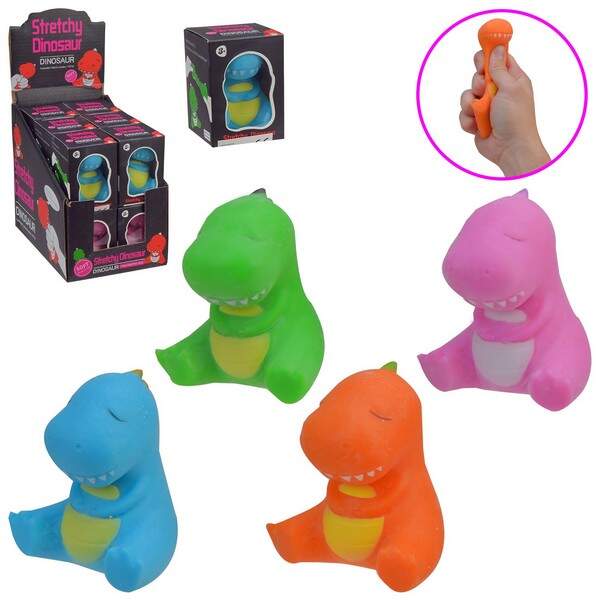 Антистрес арт. K6415 (144шт) динозавр з піском 8см  бокс диспл 12 по 12шт  /ціна за шт/ (шт.)