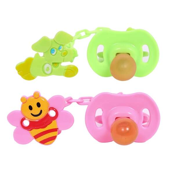 064 Забава Пустушка латекс з цепочкою  на блістері 064 (шт.)