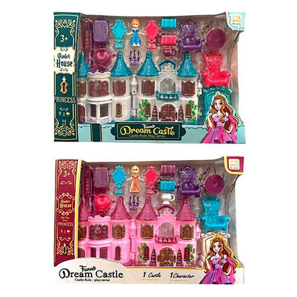 Замок KDL-47-48 (72шт) 11см, фігурка, меблі, 2 кольори, в коробці, 25,5-17-5,5см (шт.)