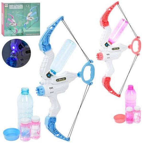 Мильна гра 777-4A (18шт) лук, світло, запаска в комплекті 1шт, на бат-ці, 2 кольори, в кор-ці 32,5-2 (шт.)