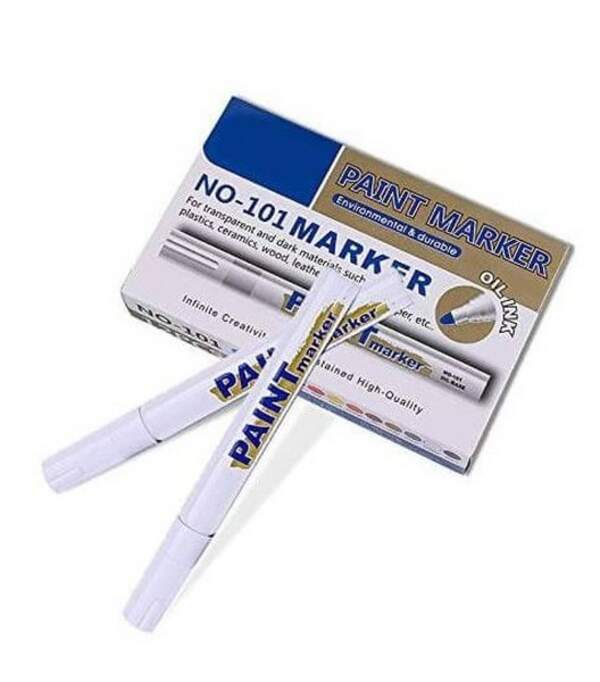 Маркер білий перманентний масляний SB-101 (1296) (шт.)