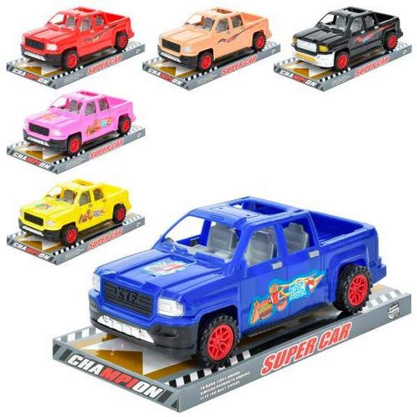 Джип 858-6X-7P (72шт) інерція, 22см, 2 види (мікс кольорів), в слюді 25-12-11см (шт.)