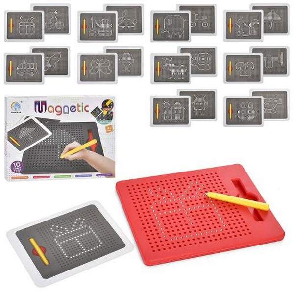 Досточка YM2021-5 (30шт) магнітна, 21,5-17,5см, ручка, в кор-ці, 22-17,5-2см (шт.)