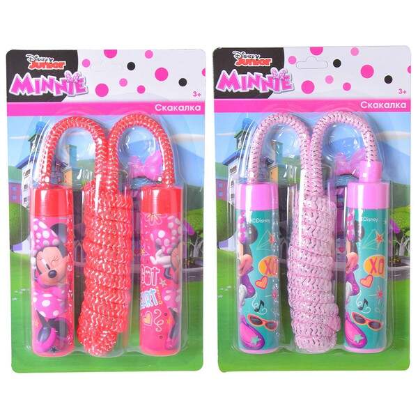 Скакалка арт. LS1018 (144шт/2) Мінні Маус, довжина 2,2 м, планшет (шт.)