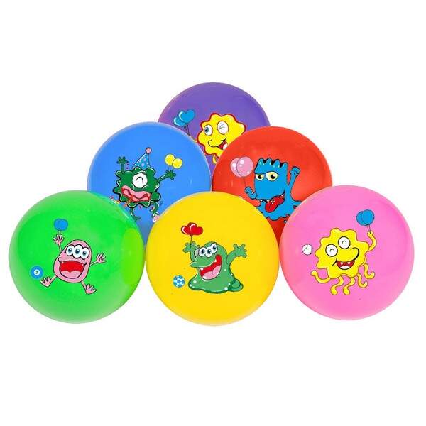 М'яч 9' BT-PB-0186 монстри 6кол.6мал.60г сітка /240/ (шт.)