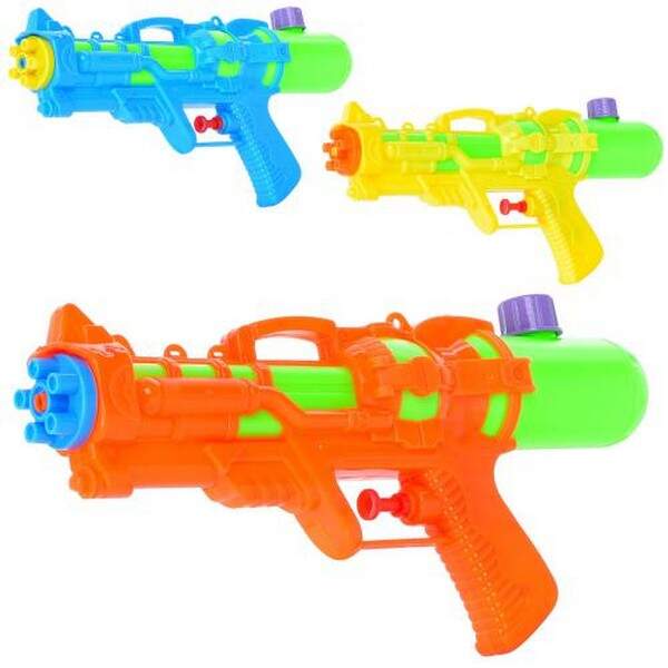 Водяний пістолет MR 1039 (72шт) розмір середній, 25см, 3 кольори, в кульку, 31-17-5см (шт.)