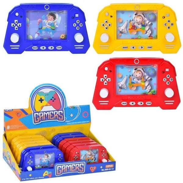 Гра водяна 869-Q-12 (288шт) 14см, 3 кольори, 12 шт в дисплеї, 32-17-9см (шт.)