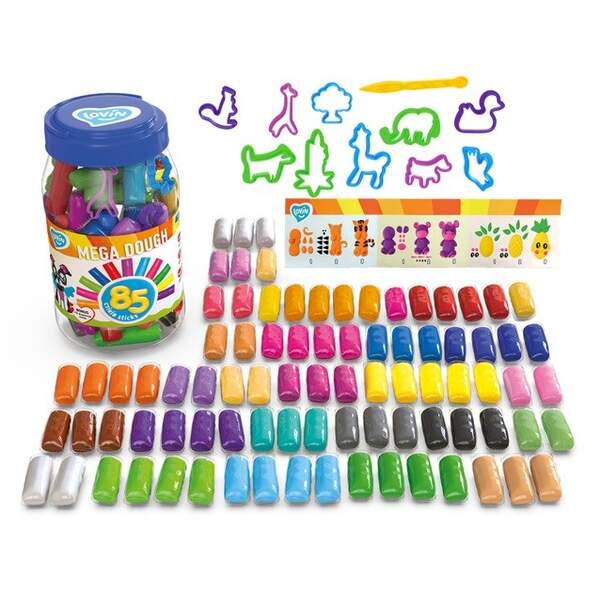 Mega dough 85 sticks TM Lovin Набір для ліплення з тістом 41227 (шт.)