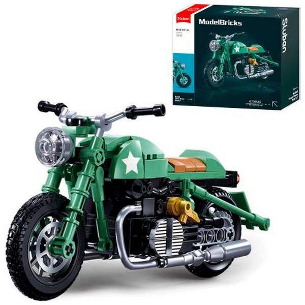 Конструктор M38-B1133 (36шт) мотоцикл, 16см, 1:12, 215дет, в кор-ці, 22-19-6см (шт.)